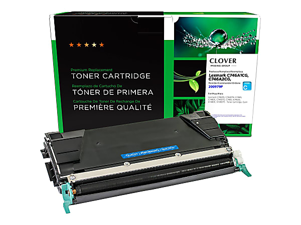 Office Depot® Remanufactured Cyan Toner Cartridge Replacement For Lexmark™ C746, ODC746C