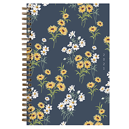 2025 Blue Sky BSGE Weekly/Monthly Planning Calendar, 5" x 8", 70% Recycled, Sunflowers, January 2025 To December 2025, 148776