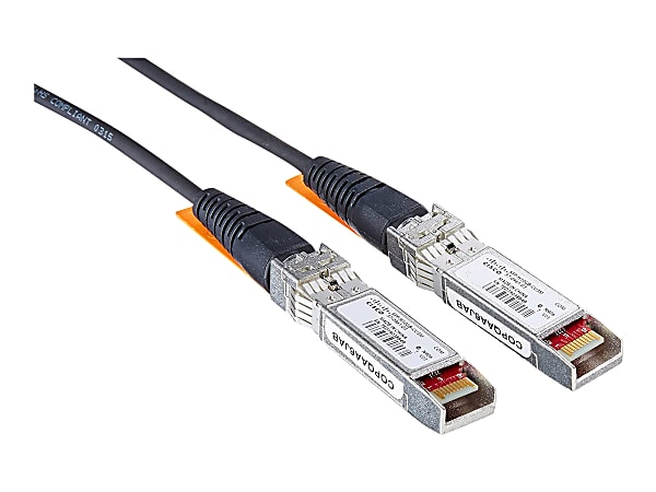 Cisco SFP+ Copper Twinax Cable - Direct attach cable - SFP+ to SFP+ - 10 ft - twinaxial - for 250 Series; Catalyst 2960, 2960G, 2960S, ESS9300; Nexus 93180, 9336, 9372; UCS 6140, C4200