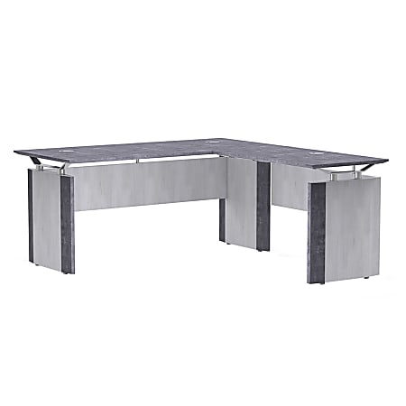 Forward Furniture Allure Double-Pedestal L-Shaped Desk, 29-9/16