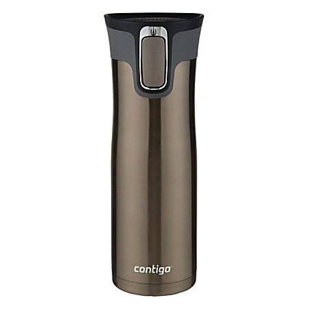 Contigo 70118 Autoseal(r) West Loop 20oz Vacuum-insulated Travel Mug (latte) - 20 fl oz - Latte - Stainless Steel