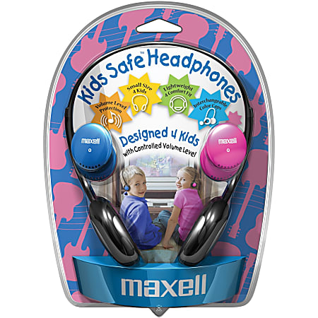 Maxell Kids Safe KHP-2 - Headphones - on-ear - wired - 3.5 mm jack