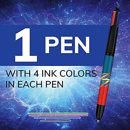Bic 4-Color Retractable Ballpoint Pens, 6 pk. - Assorted Colors