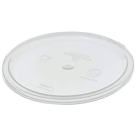 Cambro Container Lids, Translucent, Pack Of 12 Lids