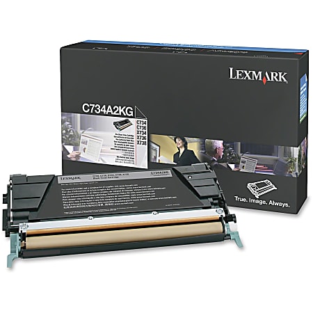 Lexmark™ C734A2KG Black Return Program Toner Cartridge