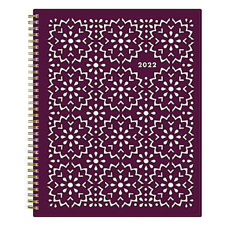 Blue Sky™ Weekly/Monthly Planner, 8-1/2" x 11", Gili, January To December 2022, 117889