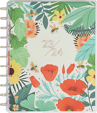 2023-2024 Happy Planner 18-Month Monthly/Weekly Big Planner, 8-1/2" x 11", Bright Travels, July 2023 To December 2024, PPBD18-050