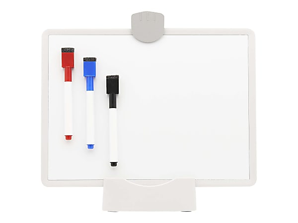 Eaton Tripp Lite Series - Dry erase surface - desktop, monitor-mounted - 8.5 in x 11.5 in - magnetic - white - white frame