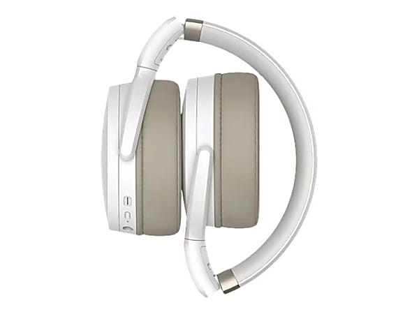 Sennheiser HD 450BT - Headphones with mic - full size - Bluetooth - wireless - active noise canceling - white