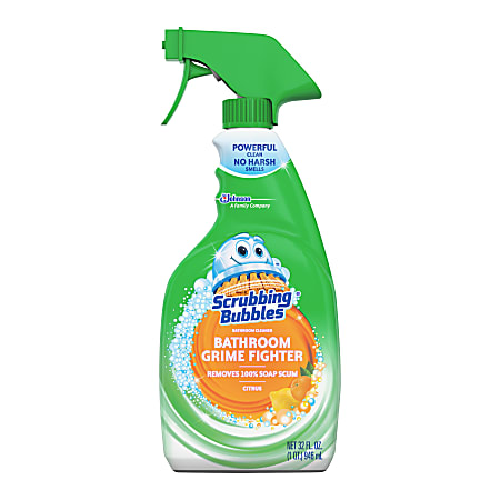 SCRUBBING BUBBLES, Aerosol Spray Can, 25 oz Container Size, Bathroom Cleaner  - 56GW97