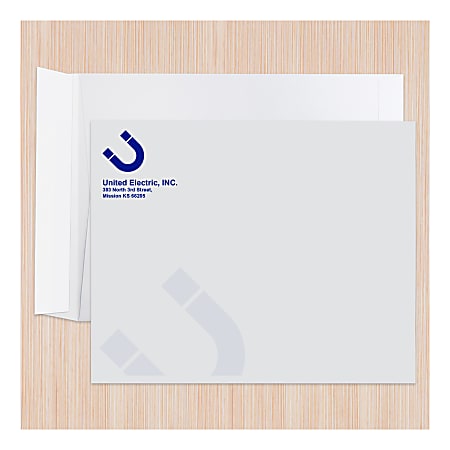 Peel & Seal, White Wove Open End Catalog Mailing Envelopes, 1-Color, Custom 10" x 13", Box Of 500