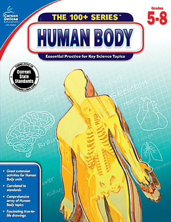 Carson-Dellosa Human Body Workbook, Grades 5-8