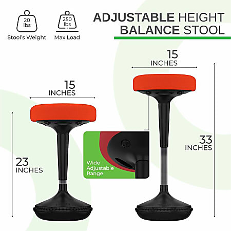 Wobble Stool Standing Desk Balance Office Stool for Active Sitting - Main Image