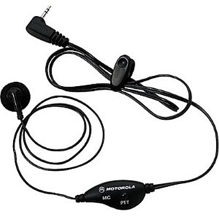 Motorola® 53727 Wired Earbud, Black
