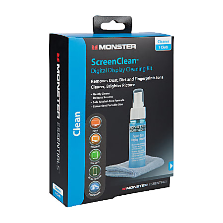Monster® ScreenClean™ For Electronic Displays