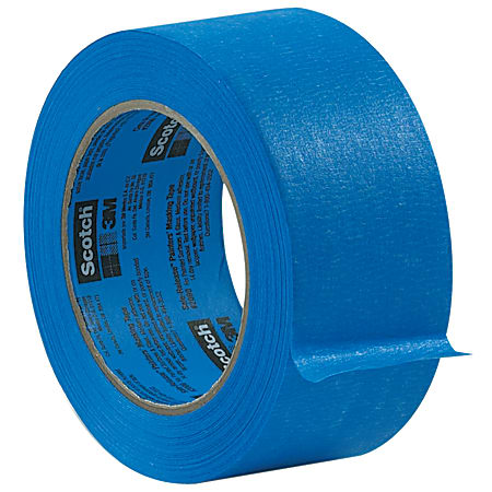 3M™ 2080 Masking Tape, 3" Core, 0.75" x 180', Blue, Case Of 16