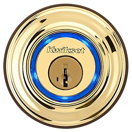 Kwikset® 925 KEVO Bluetooth Electronic Lock, Polished Brass