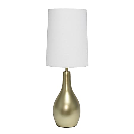 Teardrop lamp base clearance