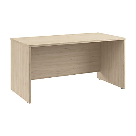 Bush Business Furniture Arrive 60"W Office Desk, Natural Elm, Standard Delivery