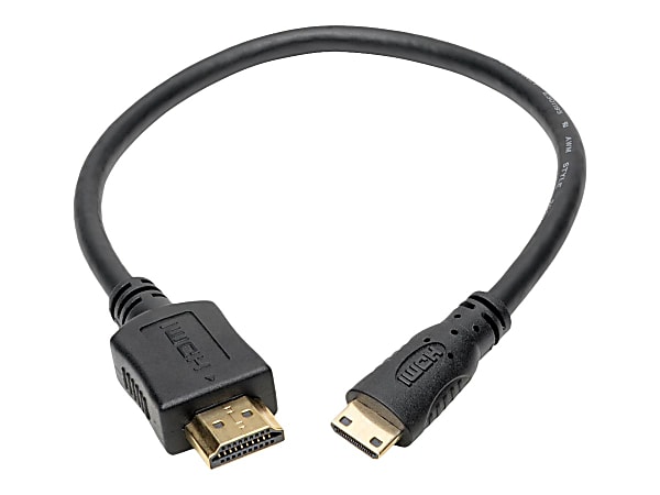 Tripp Lite High-Speed HDMI To Mini-HDMI Cable w Ethernet, 1'