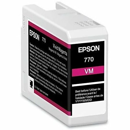 Epson UltraChrome PRO 770 Original Inkjet Ink Cartridge - Vivid Magenta Pack - Inkjet