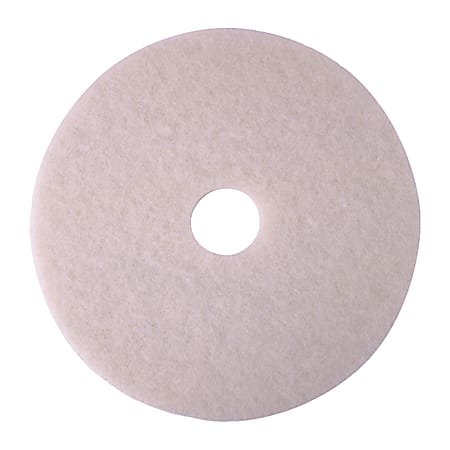 Niagara™ 4100N Polishing Pads, 17", White, Case Of 5