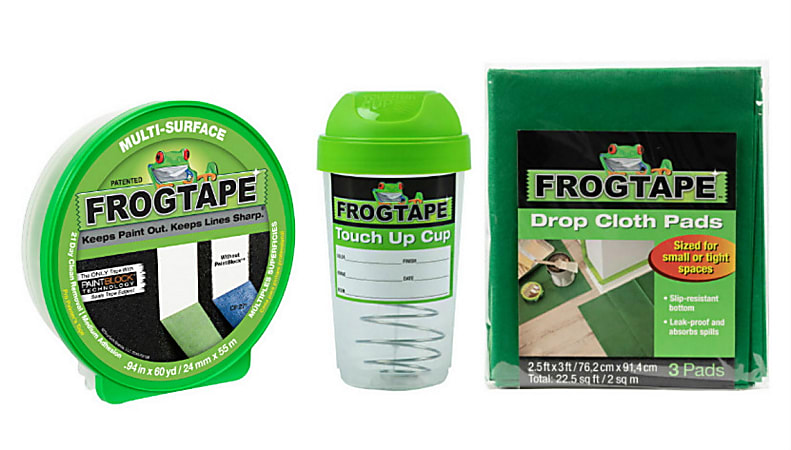 Duck® Brand FrogTape Small Paint Project Prep Pack, 0.94" x 60 Yd