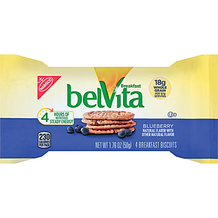 belVita Breakfast Biscuits - Individually Wrapped, Hydrogenated