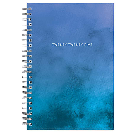 2025 Blue Sky WeeklyMonthly Planning Calendar 5 x 8 Savoy Cool January