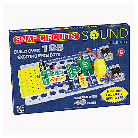 Elenco Electronics Snap Circuits® Sound Kit, 13 /14"H x 20"W x 19 1/2"D, Grades 3-12