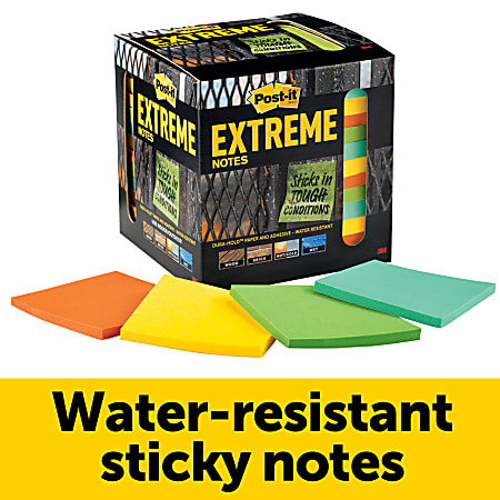 Post it Notes Extreme Notes 540 Total Notes Pack Of 12 Pads 3 x 3