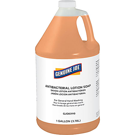Genuine Joe® Antibacterial Lotion Soap, 1 Gal.