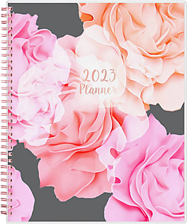 Blue Sky™ Weekly/Monthly Planner, 8-1/2” x 11”, Joselyn Frosted, January To December 2023, 110394