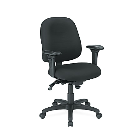 WorkPro® 3000 Series Ergonomic Custom Fit Fabric Mid-Back Chair, Black