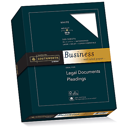 Southworth 25percent Cotton Business Multi Use Printer Copy Paper