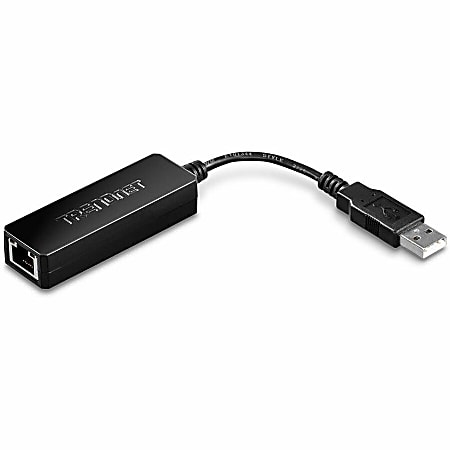TRENDnet USB 2.0 to Fast Ethernet Adapter, Supports