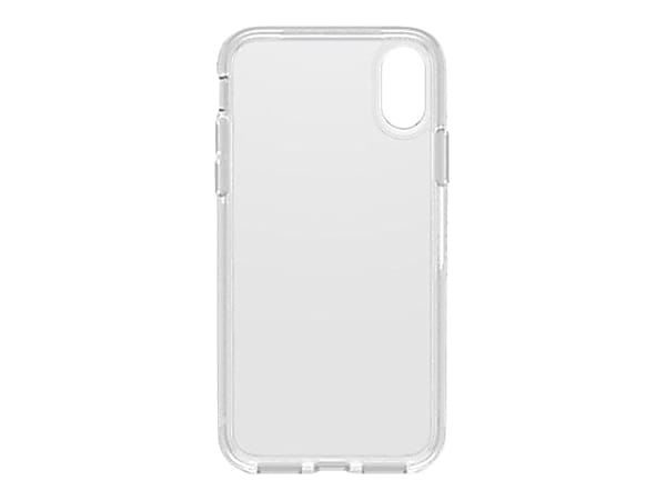 OtterBox Symmetry Series Clear - Back cover for cell phone - polycarbonate, synthetic rubber - clear - for Apple iPhone X, XS
