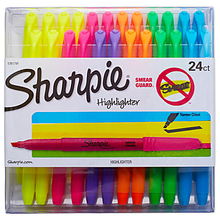 Sharpie Gel Highlighter Assorted Colors 5 per