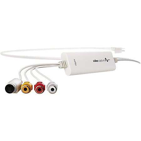 Elgato Video Capture - Functions: Video Capturing - USB 2.0 - 640 x 480 - NTSC/PAL/SECAM - H.264, VHS, Hi8, DVD - USB - PC, Mac, iOS