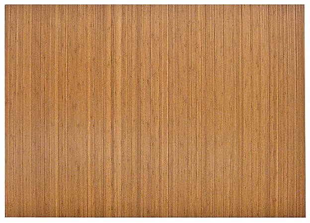 Anji Mountain Bamboo Roll-Up Chair Mat, 48" x 72", 1/4"-Thick, Natural