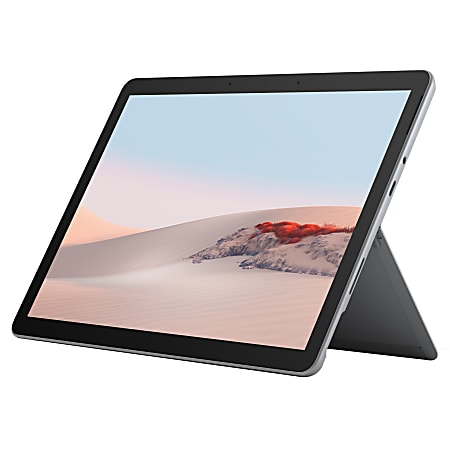 Microsoft® Surface Go 2 Wi-Fi Tablet, 10.5" Screen, 8GB Memory, 128GB Storage, Wi-Fi 6, Windows® 10 Home In S Mode, Platinum, STQ00001
