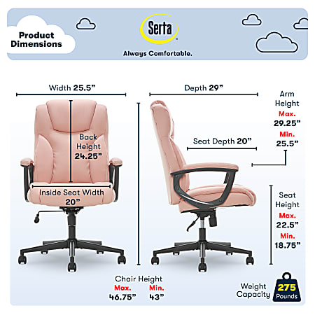 Style hannah ii executive chair sale