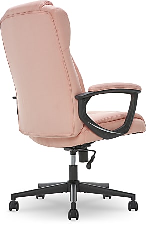 Pink executive on sale office chair