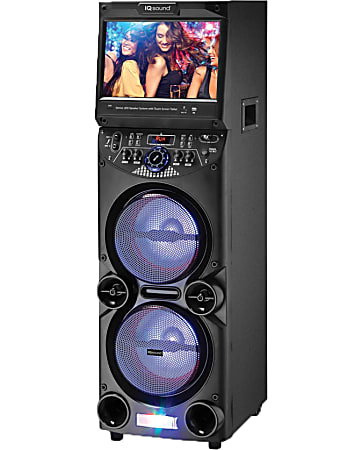 Supersonic Speaker System With 14" Touch Screen Tablet, Black