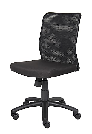 Boss office products budget mesh task chair without arms in black new arrivals