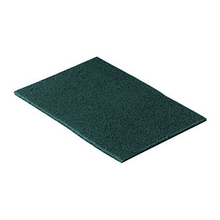 3M™ Niagara™ 96N Medium-Duty Scouring Pads, 6" x 9", Green, 10 Pads Per Pack, Box Of 10