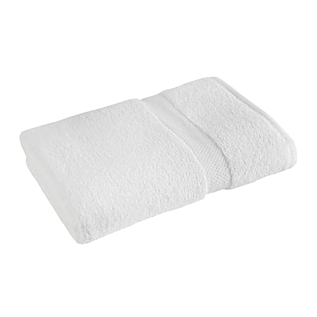 1888 Mills Whole Solutions Bath Towels, 27" x 56", White, Pack Of 60 Towels