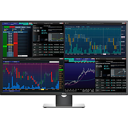 Dell P4317Q 43" 4K UHD Edge LED LCD Monitor - 16:9 - Black - 43" Class - In-plane Switching (IPS) Technology - 3840 x 2160 - 350 Nit - 8 ms - HDMI - VGA - DisplayPort