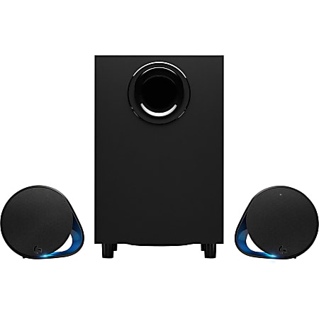Logitech LIGHTSYNC G560 2.1 Bluetooth Speaker System - 240 W RMS - Black - 40 Hz to 18 kHz - DTS:X, 3D Surround Sound - USB - 1