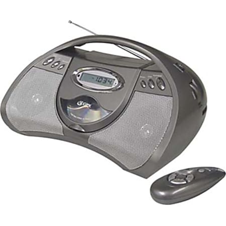 GPX CD Boombox with Digital Display AM/FM Radio